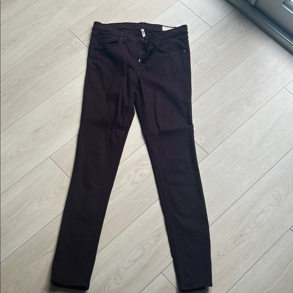 Rag & Bone Deep Burgundy Jeans